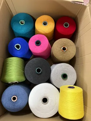 Lote 12 conos algodón