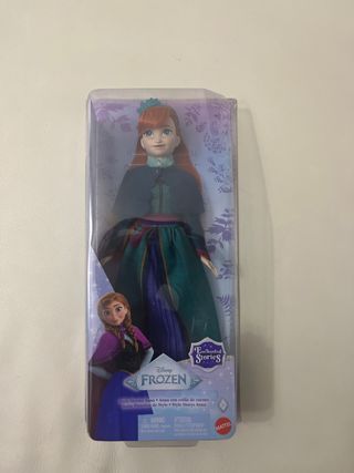 Muñeca Anna Frozen Style Stories Mattel NUEVA