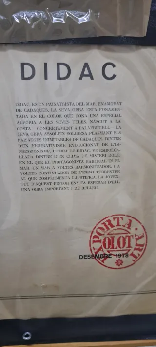 Cuadro original de Didac