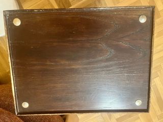 Mesa auxiliar estantería madera maciza salón dormi