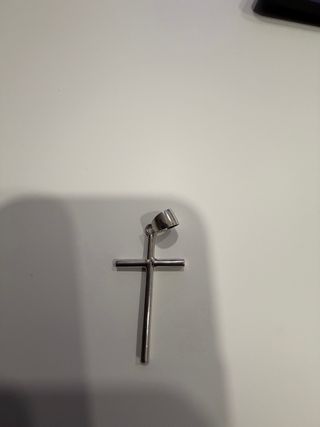 Colgante Cruz Oro Blanco