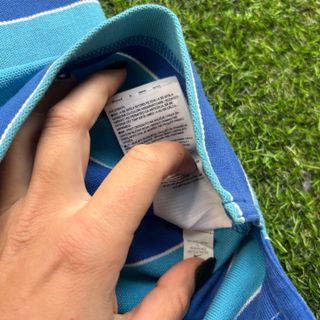 Polo Nike Rayas Azul y Turquesa