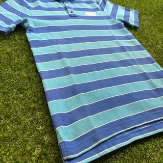 Polo Nike Rayas Azul y Turquesa