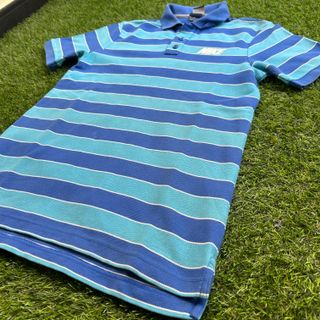 Polo Nike Rayas Azul y Turquesa