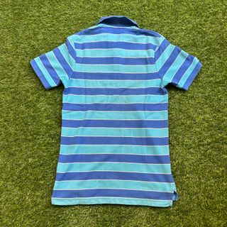 Polo Nike Rayas Azul y Turquesa