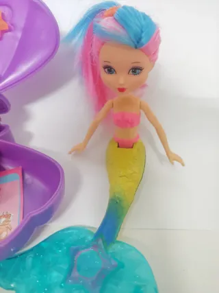 Lote Muñecas Sirena y Bebé con Accesorios