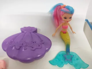 Lote Muñecas Sirena y Bebé con Accesorios