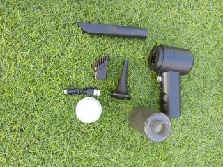 Mini aspirador y soplador USB