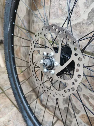 Ruedas MTB 27.5 +piñón de 9 VEL+2 DISCOS 160mm