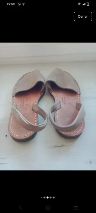 Sandalias Naturals Menorca Beige