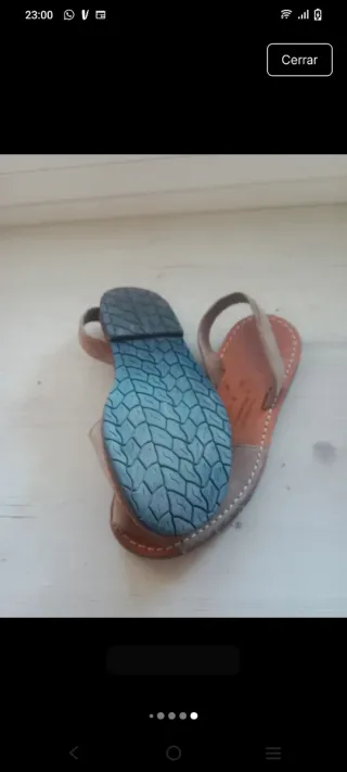 Sandalias Naturals Menorca Beige