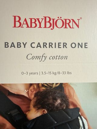 Mochila Portabebés BabyBjörn One Comfy Cotton