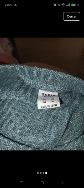 Jersey fino verde oliva