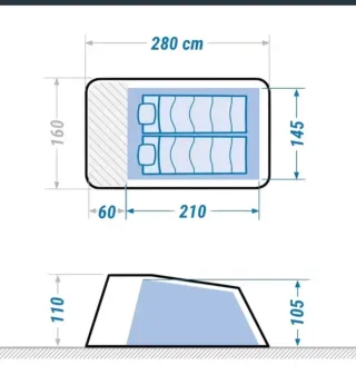 Tienda campaña Quechua 2 Seconds 2 XL