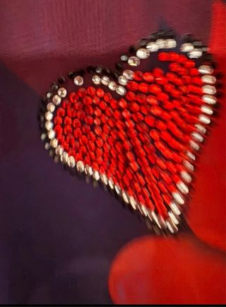 Vestido estampado corazones