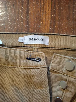 Jeans Desigual Beige Taglia It 50