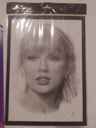 Dibujo Taylor Swift a Lápiz