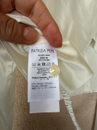 Top Patrizia Pepe bianco