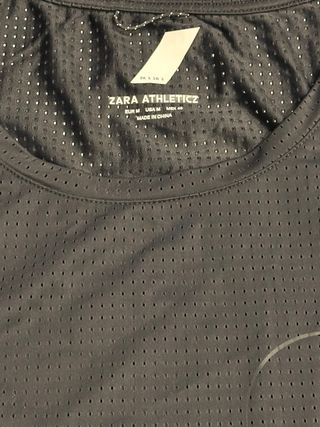 Camiseta sin mangas Zara Athleticz Negra