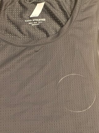 Camiseta sin mangas Zara Athleticz Negra