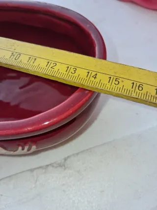 Vasetto rosso con drago