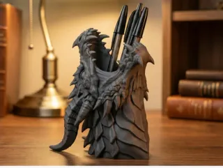 Porta bolis dragón dorado.