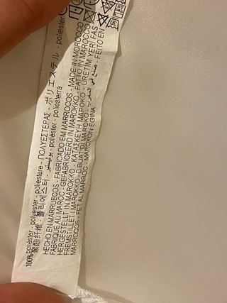 Camisa Zara Blanca Manga Larga