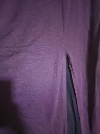 Vestido morado tirantes trqnsparente c9n interior