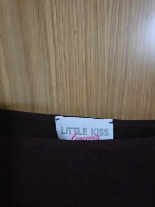 Vestido morado tirantes trqnsparente c9n interior