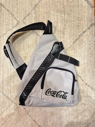 Tracolla Coca Cola Vintage Grigia Nera