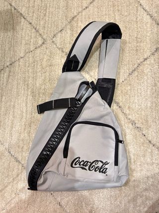 Tracolla Coca Cola Vintage Grigia Nera