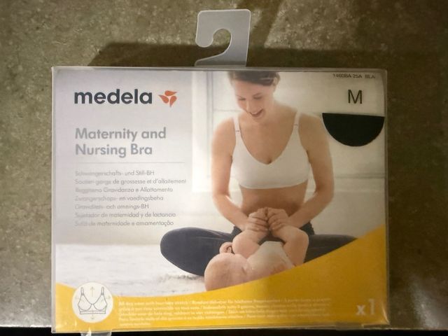 Medela Sujetador Maternidad y Lactancia m negro