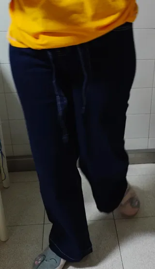 Pantalón vaquero mujer azul