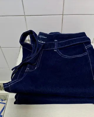 Pantalón vaquero mujer azul