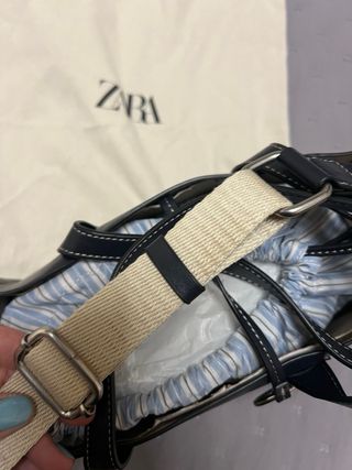 Bolso Zara Azul Nuevo