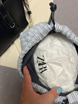 Bolso Zara Azul Nuevo