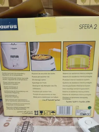 Freidora Fritaurus Sfera 2 sin estrenar