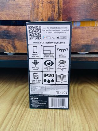 Cámara IP Interior LSC Smart Connect 1080p - Nueva
