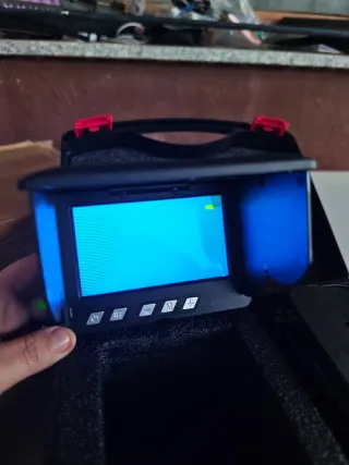 Cámara de pesca submarina con instrucciones