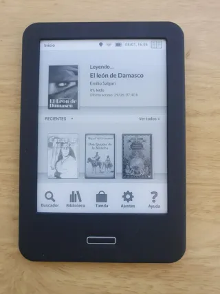 Lector Ebook Táctil Impecable Modelo Cervantes