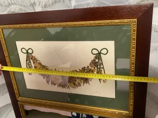 Espejo decorativo madera y dorado