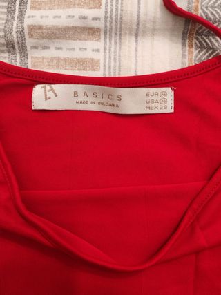 Camiseta licra Zara Talla M