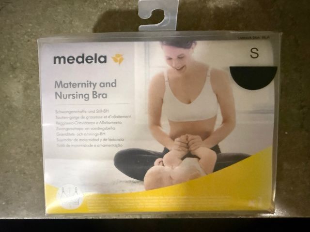 Sujetador Medela Maternidad y Lactanc Talla S negr