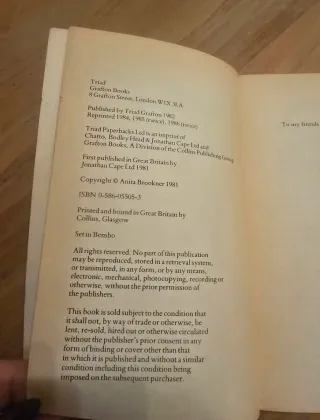 Anita Brookner, A Start in Life