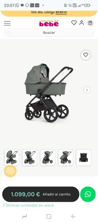 Carrito de bebé Venicci