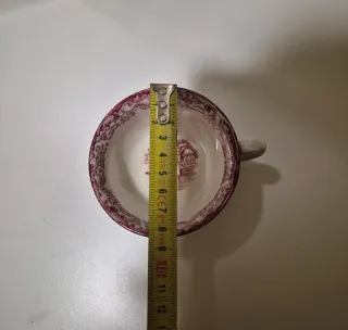 Taza y plato Cartuja de Sevilla