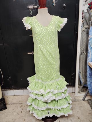 Vestido Flamenca Lunares Talla 42/44