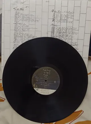 Vinilo Pink Floyd  álbum "The Wall"