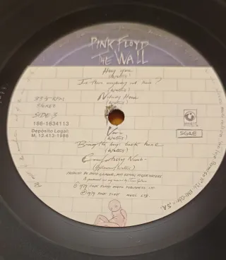 Vinilo Pink Floyd  álbum "The Wall"