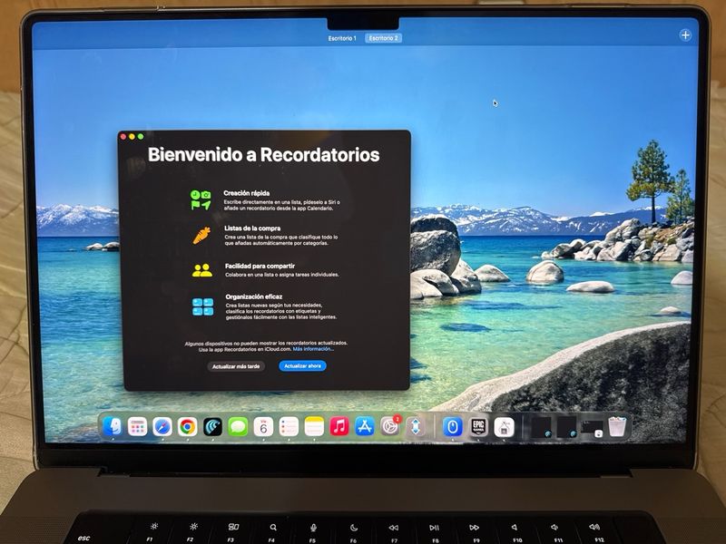 MacBook Pro 16 M1 MAX 64GB 1TB 24GPU como nuevo afbeelding 4